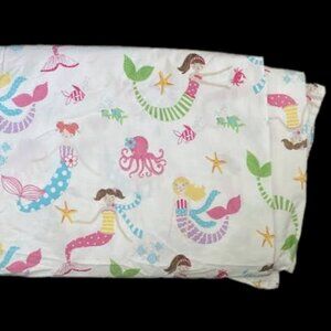 Pottery Barn Kids Mermaid Sheet Set (Full) & wall Decor